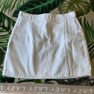 Princess Polly White Denim Skirt
